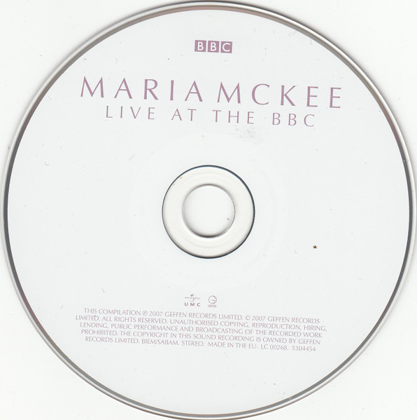 Maria McKee - Live At The BBC (CD, Album)
