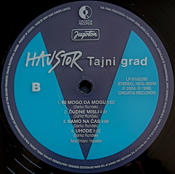 Haustor - Tajni Grad (LP, Album, RE, RM)