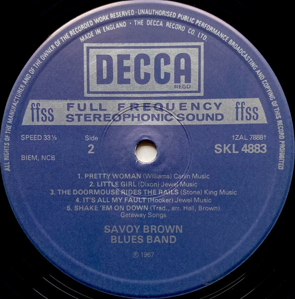 Savoy Brown Blues Band* - Shake Down (LP, Album, RE)