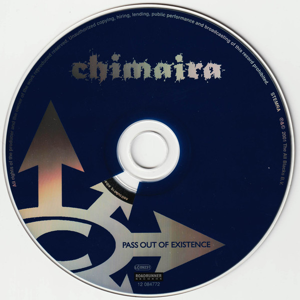 Chimaira - Pass Out Of Existence (CD, Album)