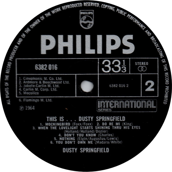 Dusty Springfield - This Is.... Dusty Springfield (LP, Comp)