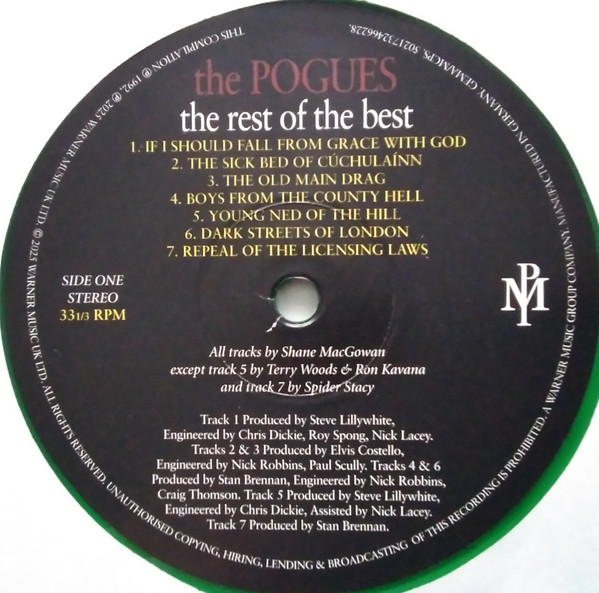 The Pogues - The Rest Of The Best (LP, Comp, Ltd, RE, Gre)
