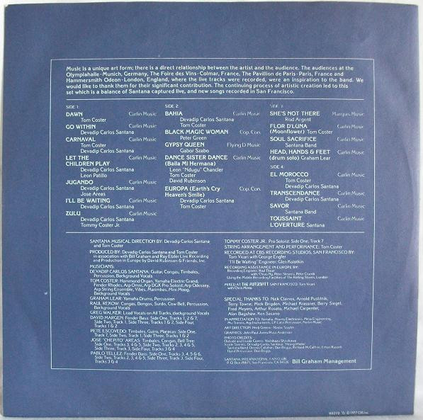 Santana - Moonflower (2xLP, Album)