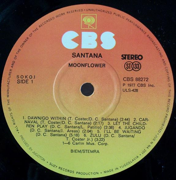 Santana - Moonflower (2xLP, Album)