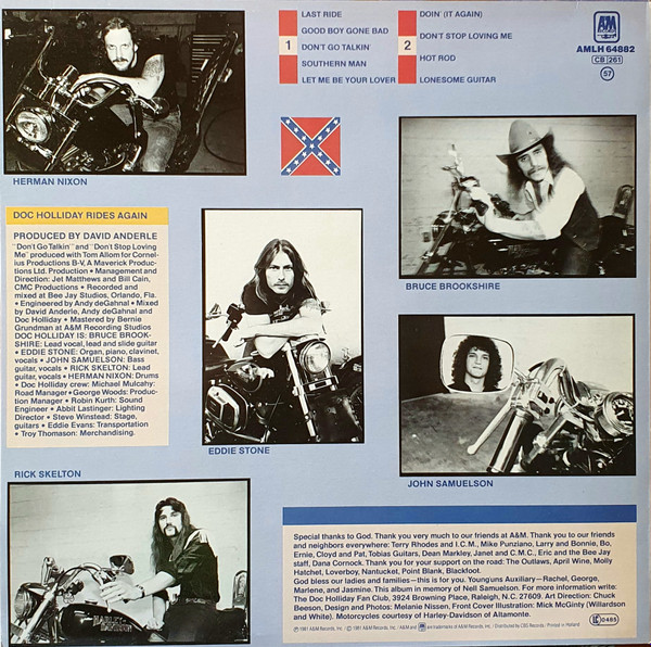 Doc Holliday (3) - Doc Holliday Rides Again... (LP, Album)