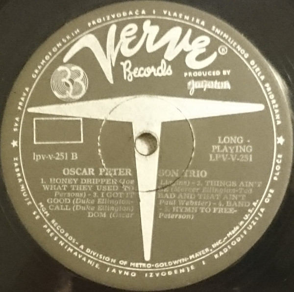 The Oscar Peterson Trio - Night Train (LP, Album, RE)