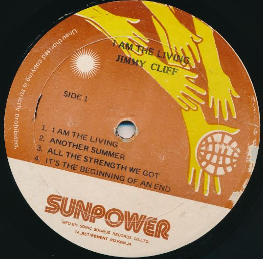 Jimmy Cliff - I Am The Living (LP, Album)