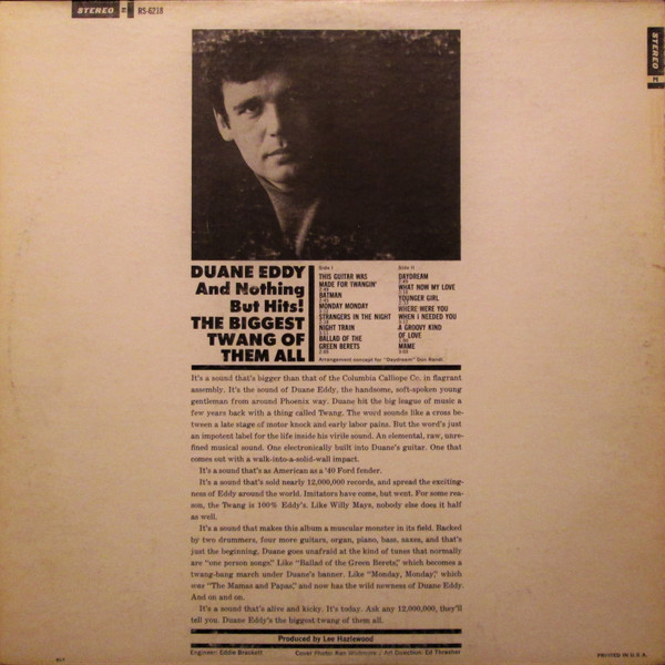 Duane Eddy - The Biggest Twang Of Them All (LP)