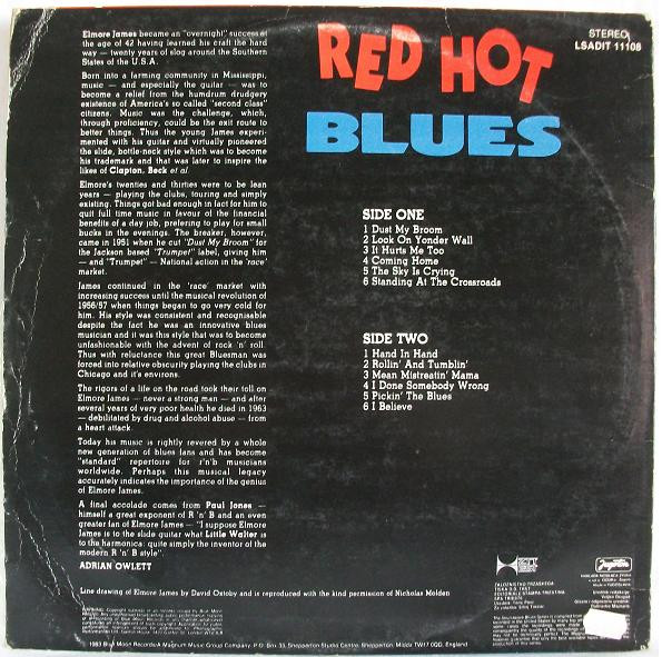 Elmore James - Red Hot Blues (LP, Comp)