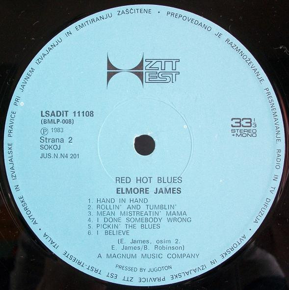 Elmore James - Red Hot Blues (LP, Comp)