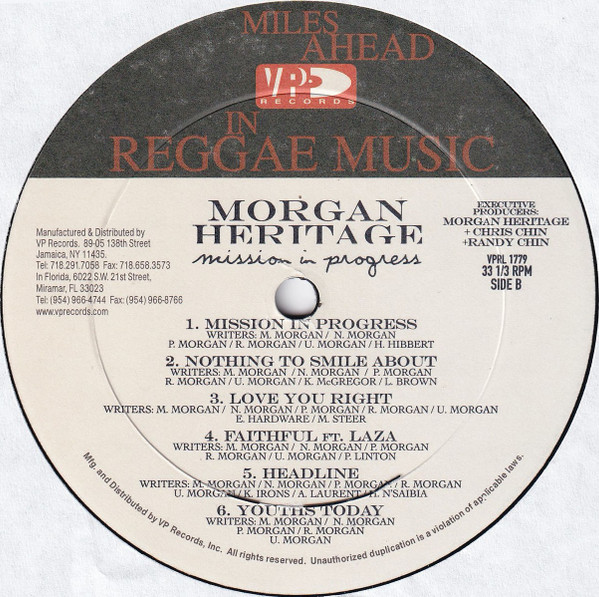 Morgan Heritage - Mission In Progress (LP)