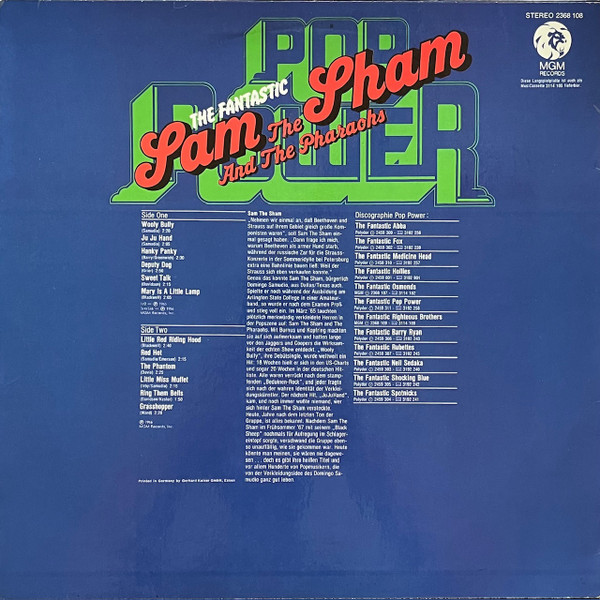 Sam The Sham & The Pharaohs - The Fantastic Sam The Sham And The Pharaohs (LP, Comp)