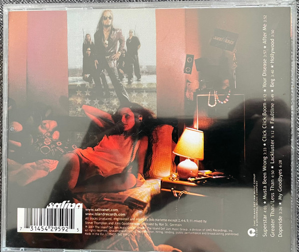 Saliva - Every Six Seconds (CD, Album)