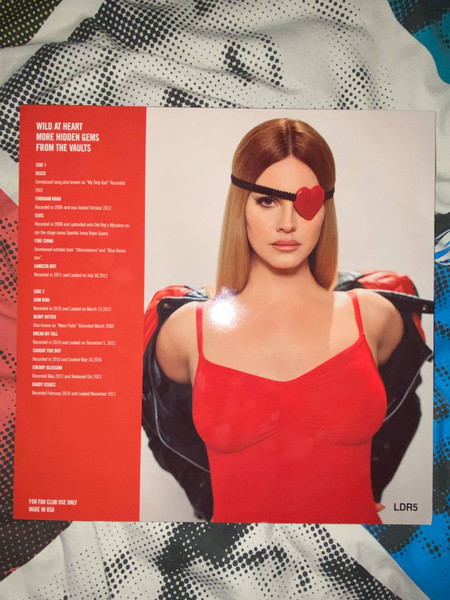 Lana Del Rey - Wild At Heart (LP, Album, Unofficial, Pin)