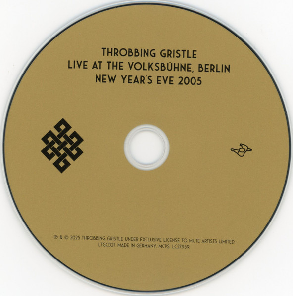 Throbbing Gristle - Live At The Volksbühne, Berlin. New Year's Eve 2005 (CD, Album)