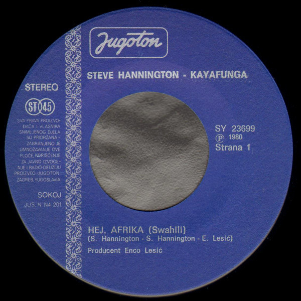 Steve Hannington - Kayafunga* - Hej, Afrika (7