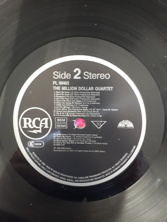 Elvis Presley With Jerry Lee Lewis And Carl Perkins - The Million Dollar Quartet (LP)