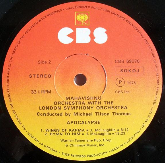Mahavishnu Orchestra With London Symphony Orchestra - Apocalypse (LP, Album)