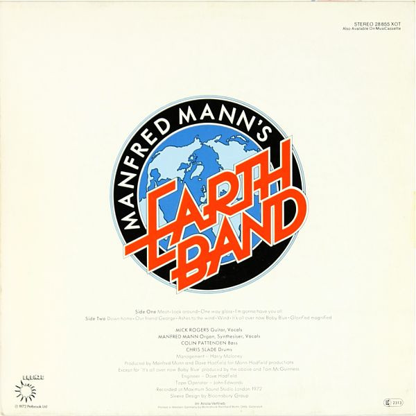 Manfred Mann's Earth Band - Glorified Magnified (LP, Album, RE)