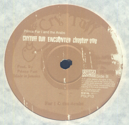 Prince Far I And The Arabs* - Crytuff Dub Encounter Chapter 1 (LP, Album, RE)