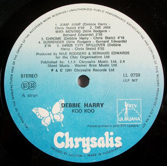 Debbie Harry* - Koo Koo (LP, Album)