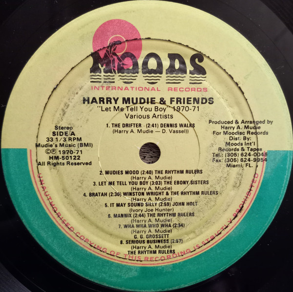 Various - Harry Mudie & Friends : Let Me Tell You Boy (LP, Comp, RM)