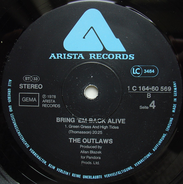 Outlaws - Bring It Back Alive (2xLP, Album)