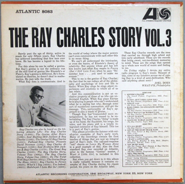 Ray Charles - The Ray Charles Story Volume 3 (LP, Album, Comp, Mono, MGM)