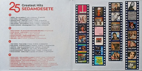 Various - 25 Greatest Hits - Sedamdesete (2xLP, Comp)