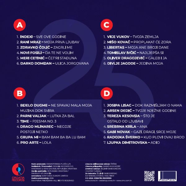 Various - 25 Greatest Hits - Sedamdesete (2xLP, Comp)