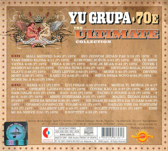 YU Grupa - The Ultimate Collection 70e (2xCD, Comp)