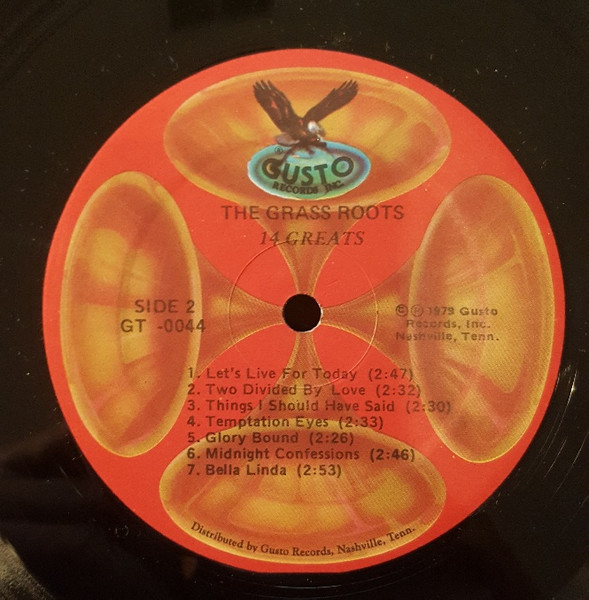 The Grass Roots - 14 Greats (LP, Comp)