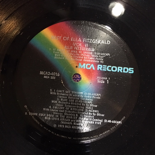 Ella Fitzgerald - The Best Of Ella Fitzgerald Vol. II (2xLP, Comp)