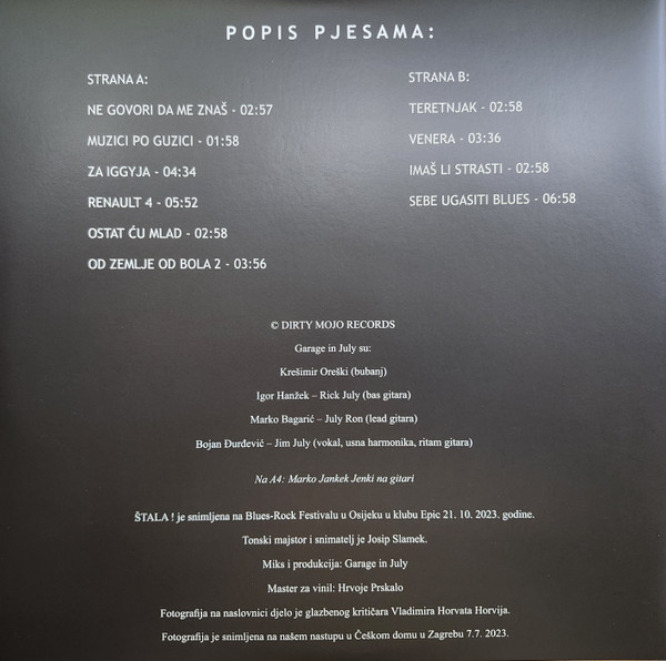 Garage In July - Štala ! (LP)