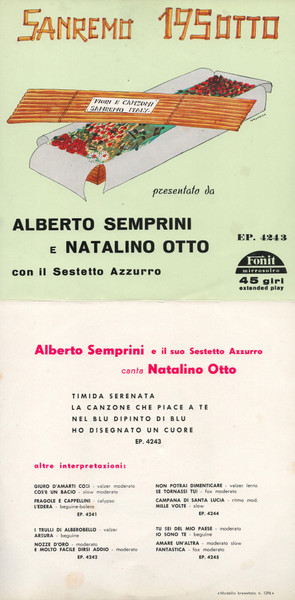 Alberto Semprini Con Il Sestetto Azzurro* E Natalino Otto - Sanremo 195otto (7