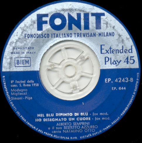 Alberto Semprini Con Il Sestetto Azzurro* E Natalino Otto - Sanremo 195otto (7