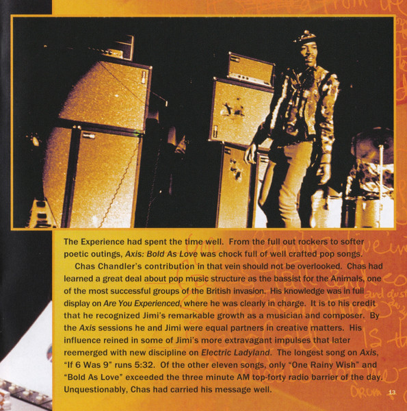 The Jimi Hendrix Experience - Axis: Bold As Love (CD, Album, RE, RM)