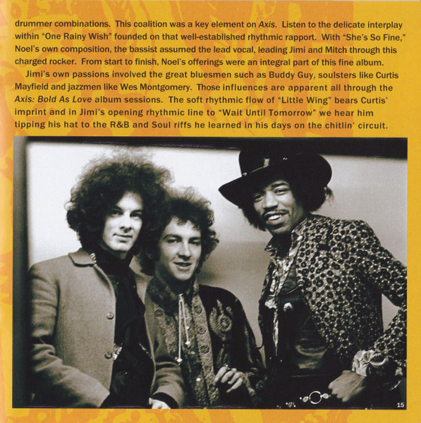 The Jimi Hendrix Experience - Axis: Bold As Love (CD, Album, RE, RM)