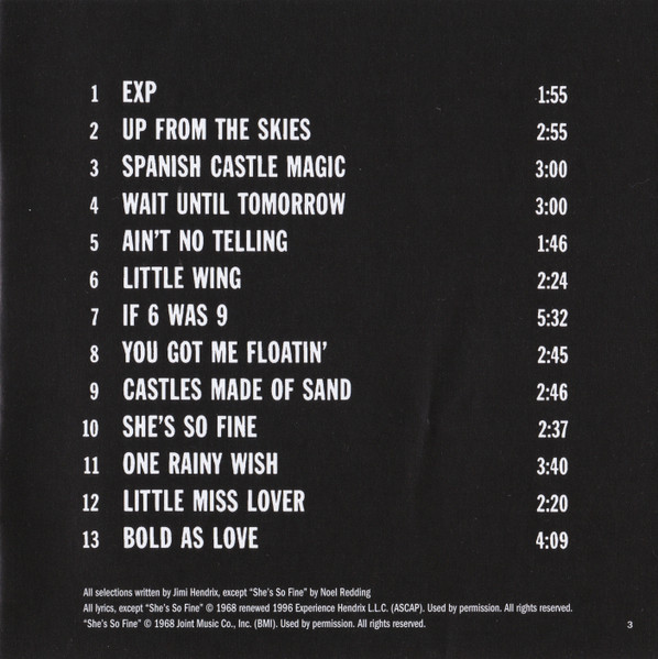 The Jimi Hendrix Experience - Axis: Bold As Love (CD, Album, RE, RM)