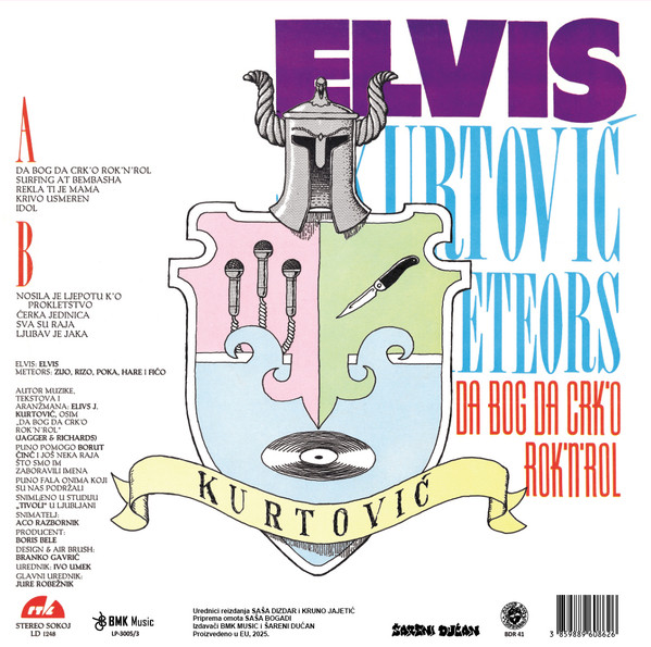 Elvis J. KurtoviÄ‡ & His Meteors* - Da Bog Da Crk'o Rok'N'Rol (LP, Album, Ltd, RE, RM, 180)