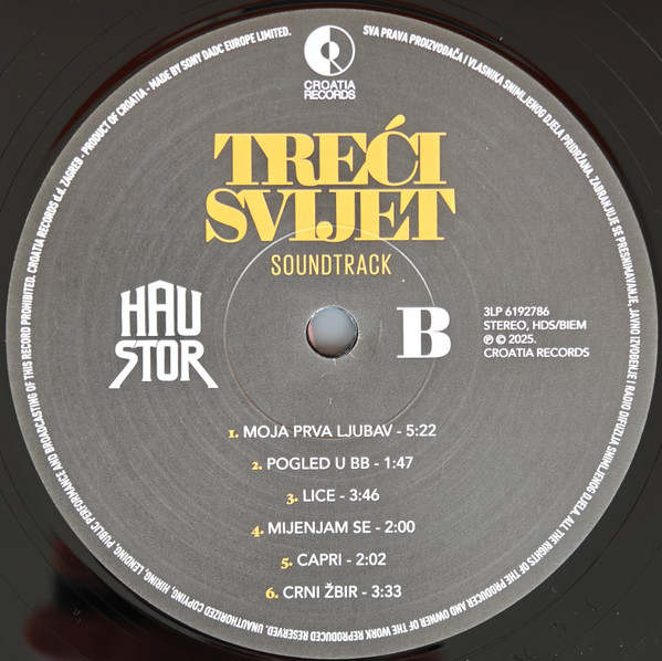 Haustor - Treći Svijet Soundtrack • Glazba Iz Dokumentarnog Filma Arsena Oremovića (3xLP, Album, Comp, 180)