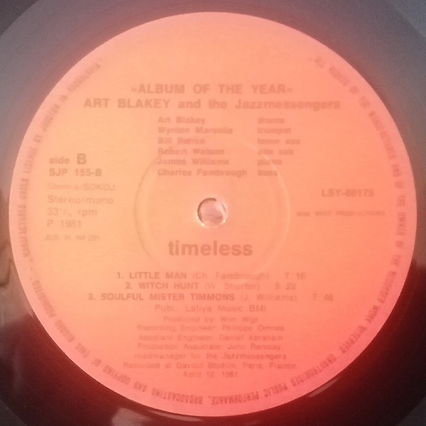 Art Blakey And The Jazzmessengers* - Album Of The Year (LP, Album)