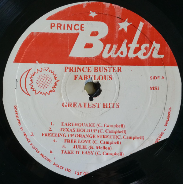 Prince Buster - Fabulous Greatest Hits (LP, Comp, RE)