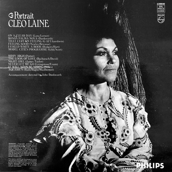 Cleo Laine - Portrait (LP, Album)