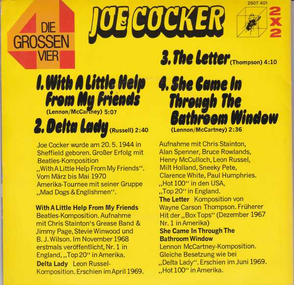 Joe Cocker - Die Grossen Vier (2x7
