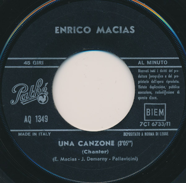 Enrico Macias - Io Ho Paura (7