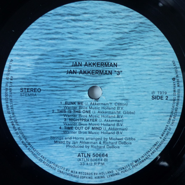 Jan Akkerman - Jan Akkerman 3 (LP, Album)