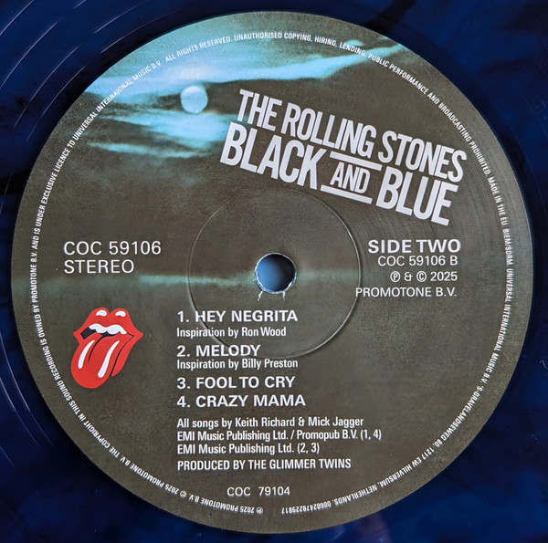 The Rolling Stones - Black And Blue (LP, Album, RE, Bla + LP, Bla + Dlx)