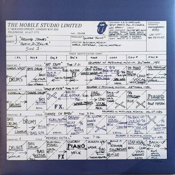 The Rolling Stones - Black And Blue (LP, Album, RE, Bla + LP, Bla + Dlx)