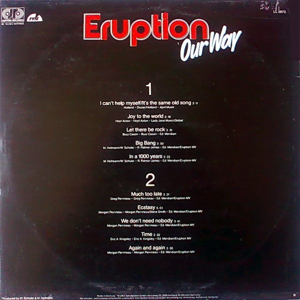 Eruption (4) - Our Way (LP, Album)